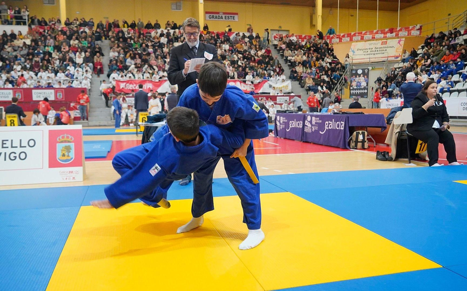 Fiesta del judo en As Travesas.