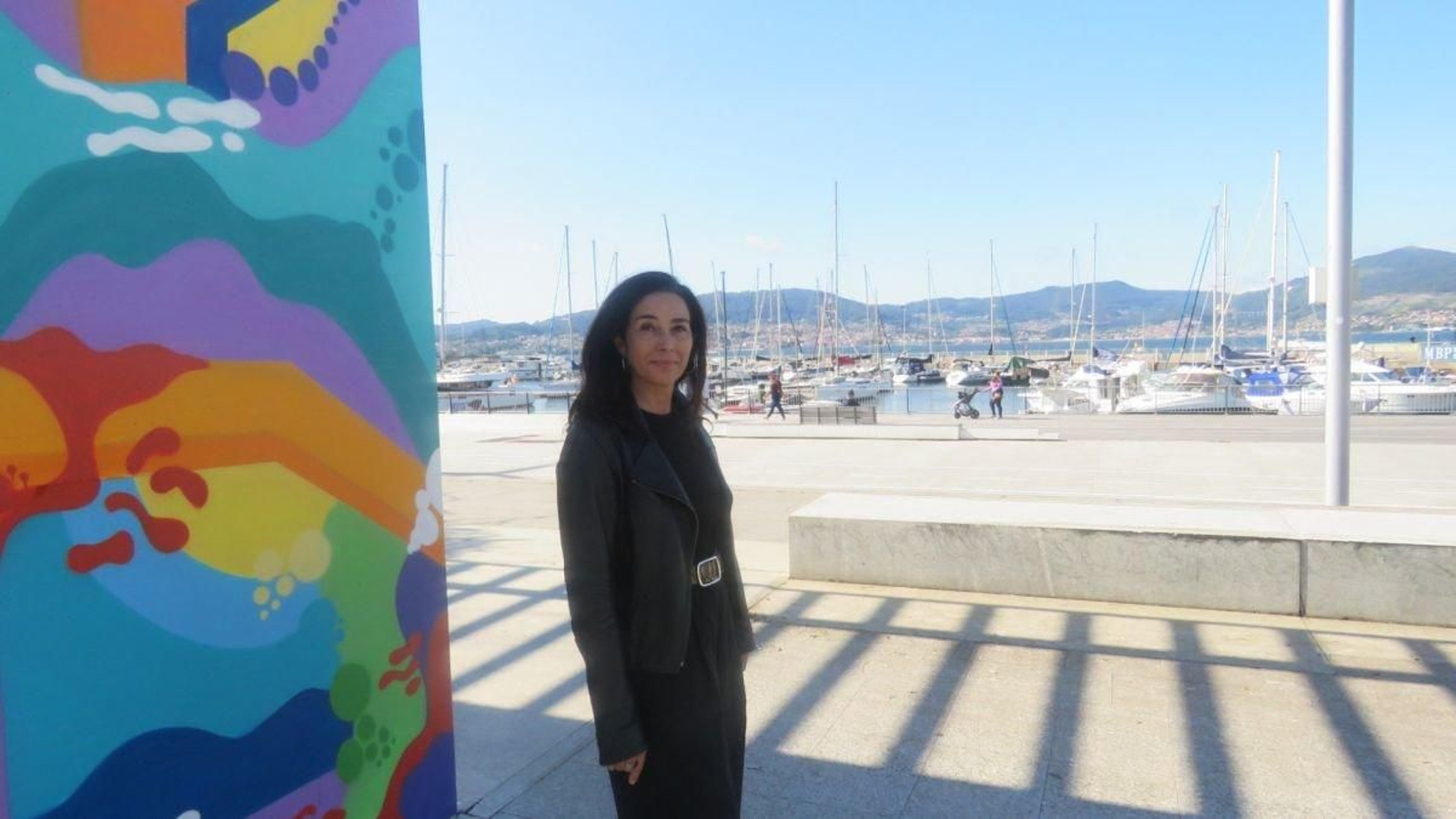 Cristina López Barrio, en Vigo.