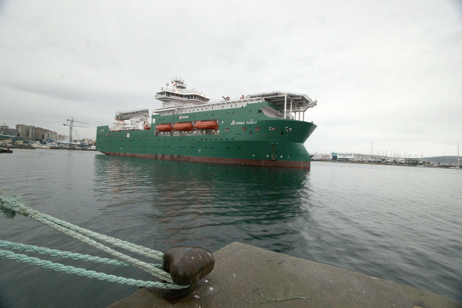 El "Reforma Pemex" prestará servicios a la petrolera en Campeche.