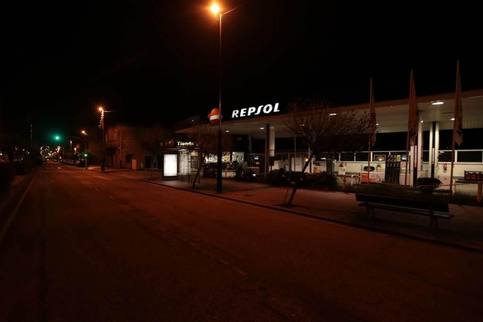 El confinamiento nocturno vacía Vigo 1