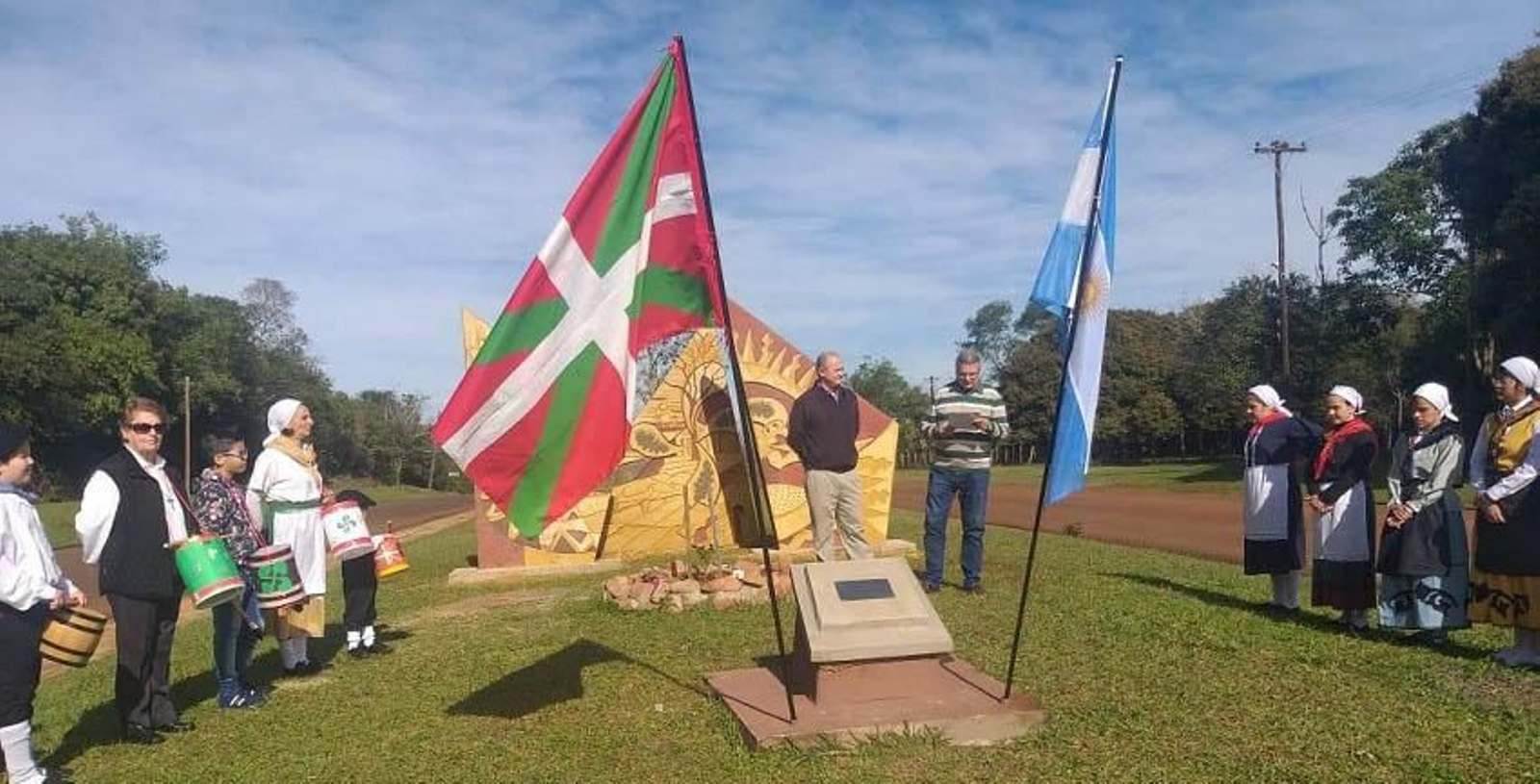Fiesta de la cultura Vasco Argentina-Mbya Guaraní 2019 en Corpus Christi
