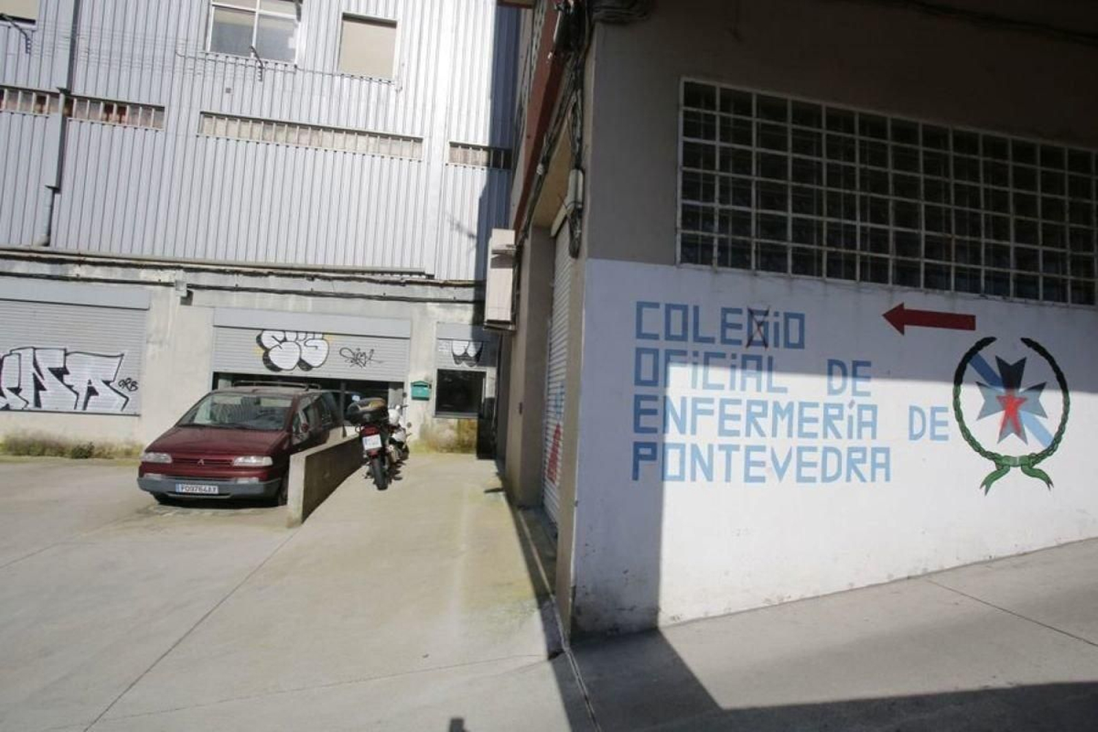 La sede del Colegio en Vigo,  situada en la calle Aragón.