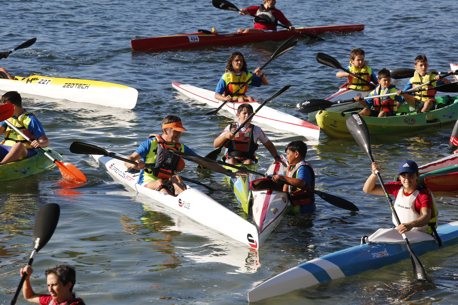 La jornada de entrenamiento especial de la mano de +Deporte Atlántico y el club de piragüismo Kayak Vigo