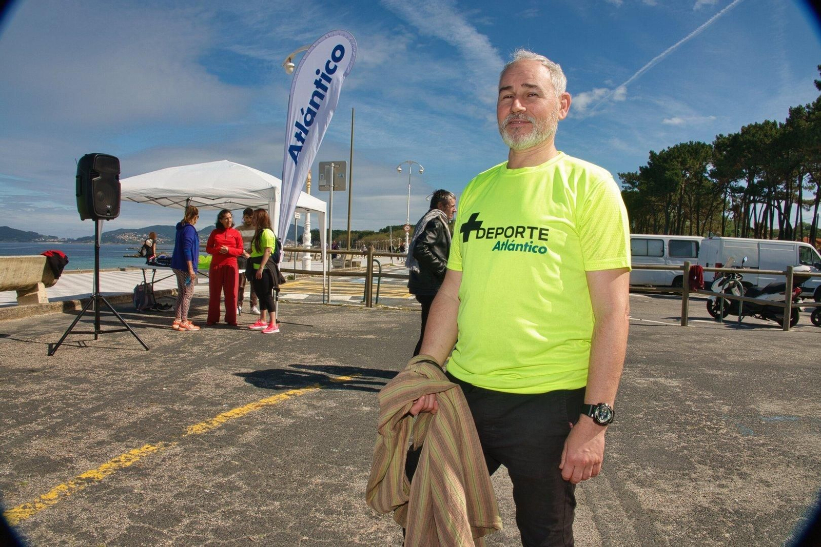 Sesión de taichí de +Deporte Atlántico en Samil.