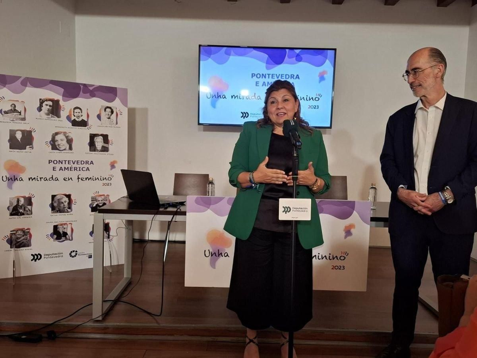 “Pontevedra e América. Unha mirada en feminino”, inaugurouse en Baiona.
