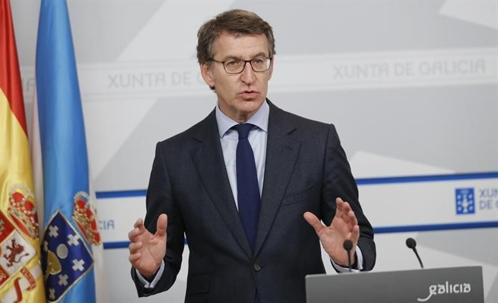 El presidente de la Xunta de Galicia, Alberto Nuñez Feijóo