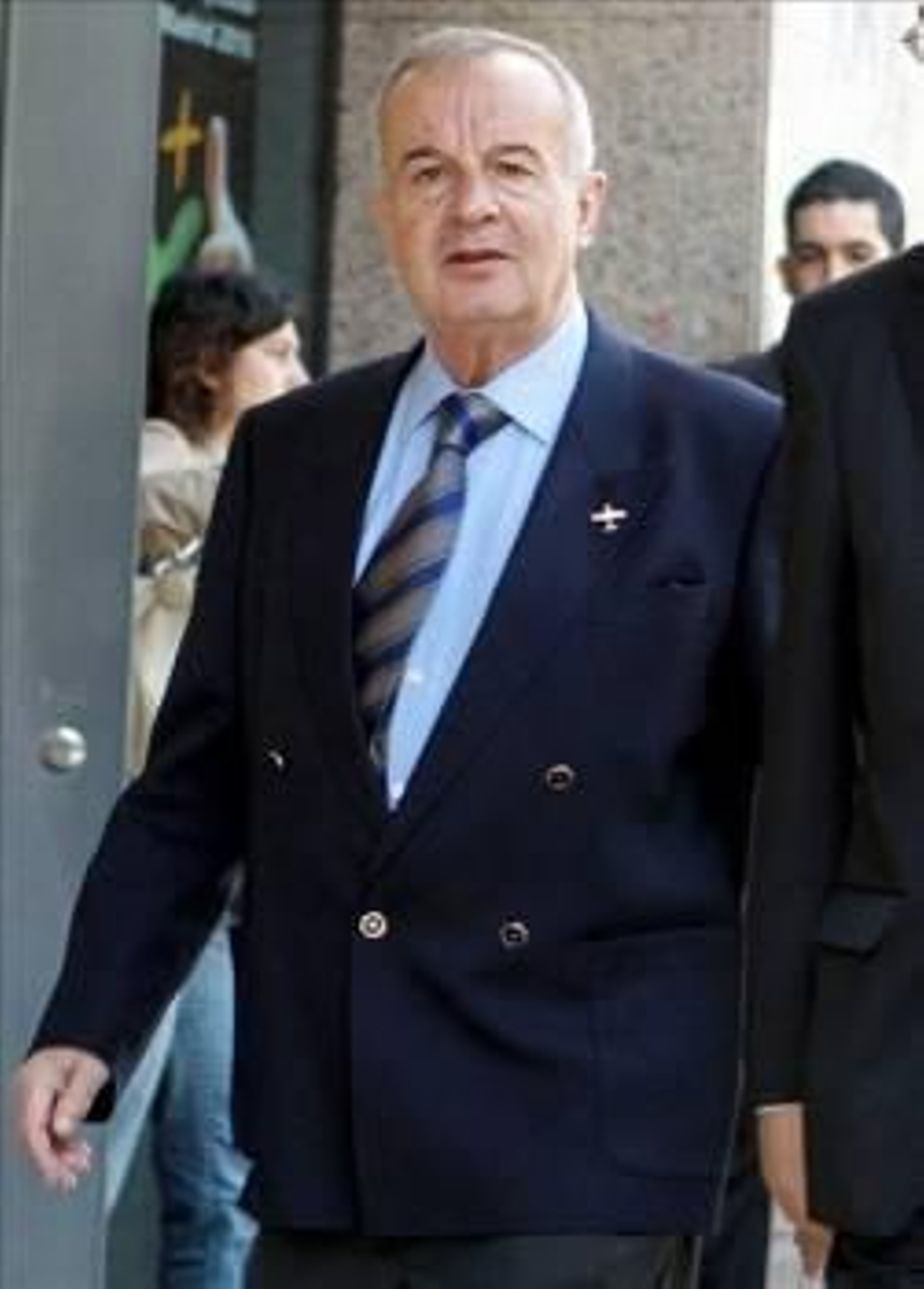 Imagen de archivo del general Vicente Navarro a su llegada a la Audiencia Nacional.