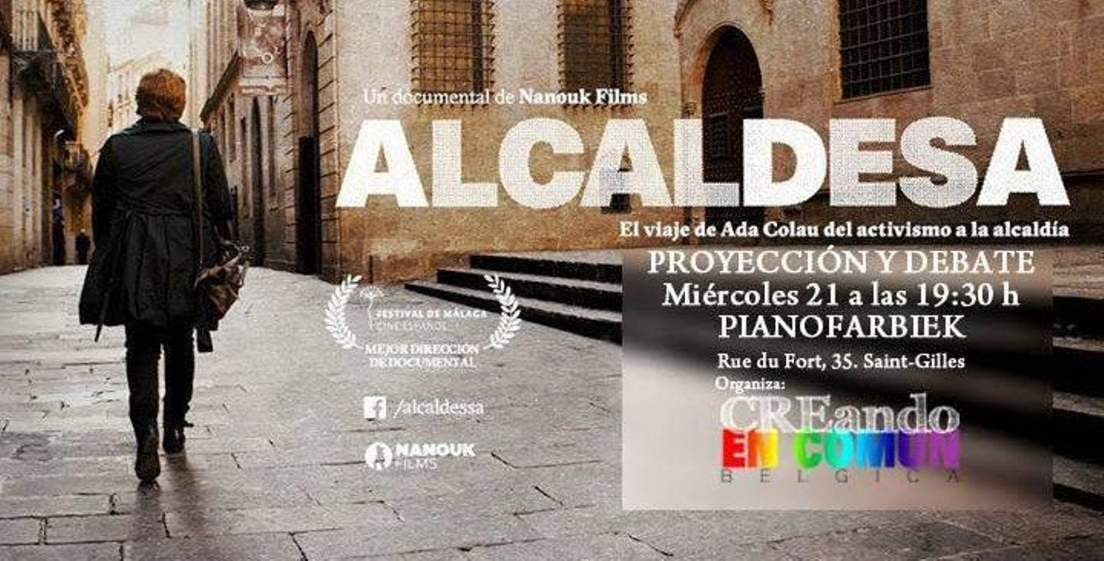 Cartel del documental que se exhibirá este miércoles