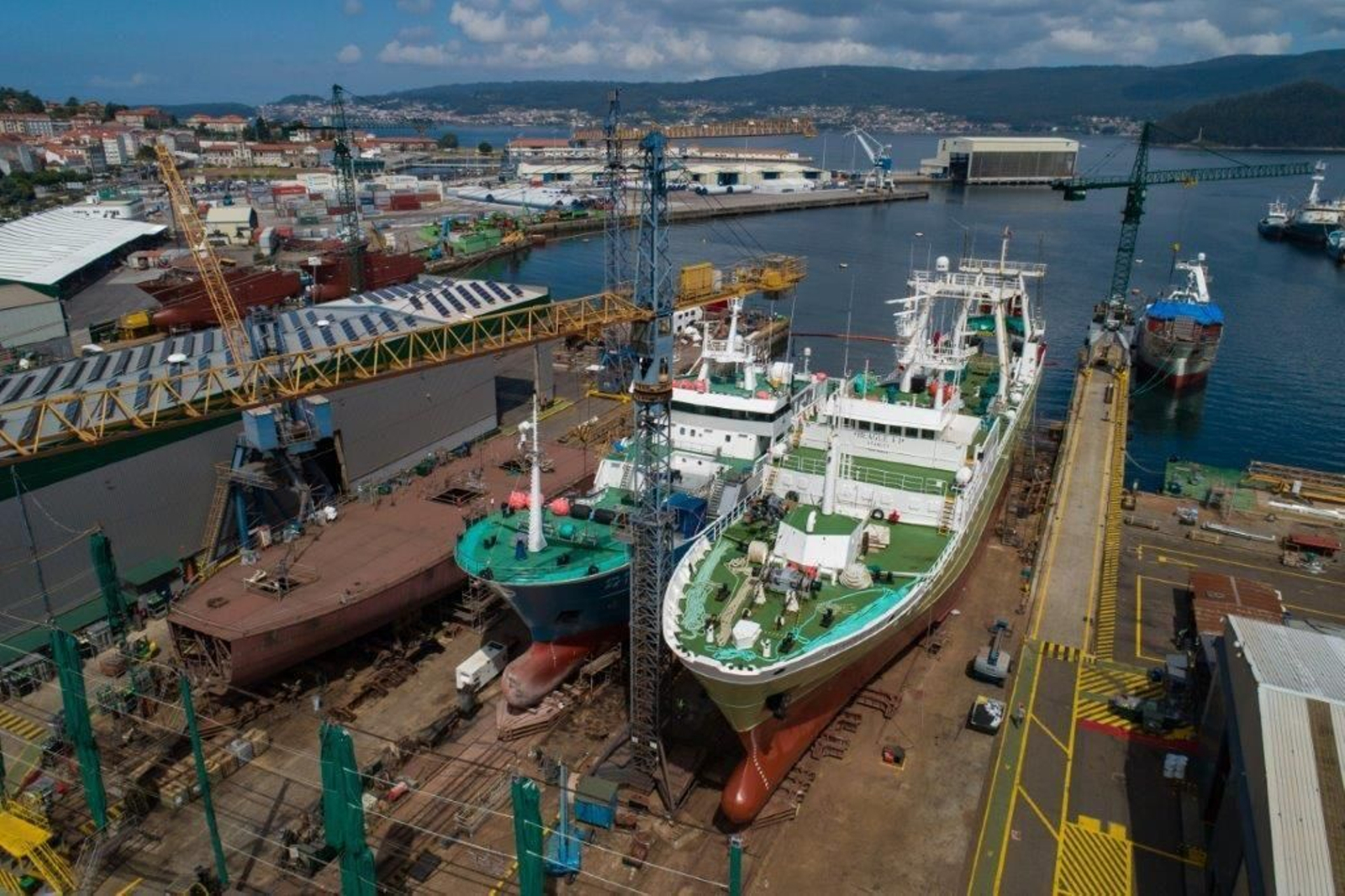 El astillero Nodosa incrementó su plantilla en el último año en cerca de 100 nuevos trabajadores.