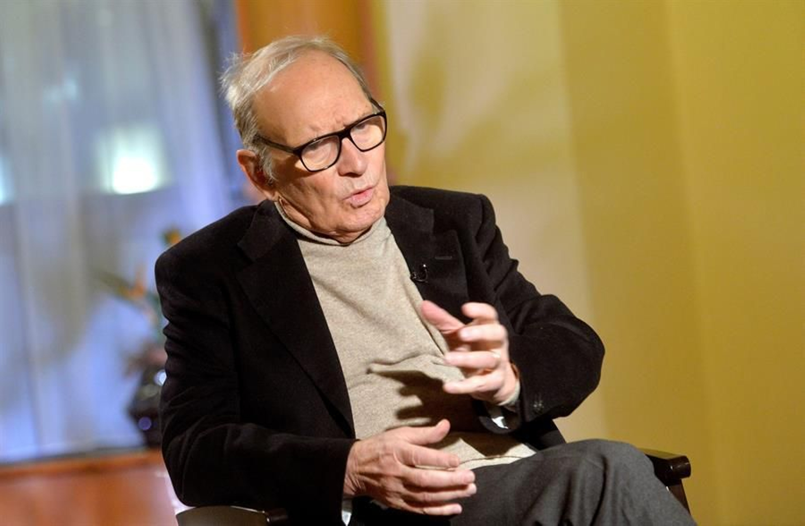 El compositor italiano Ennio Morricone
