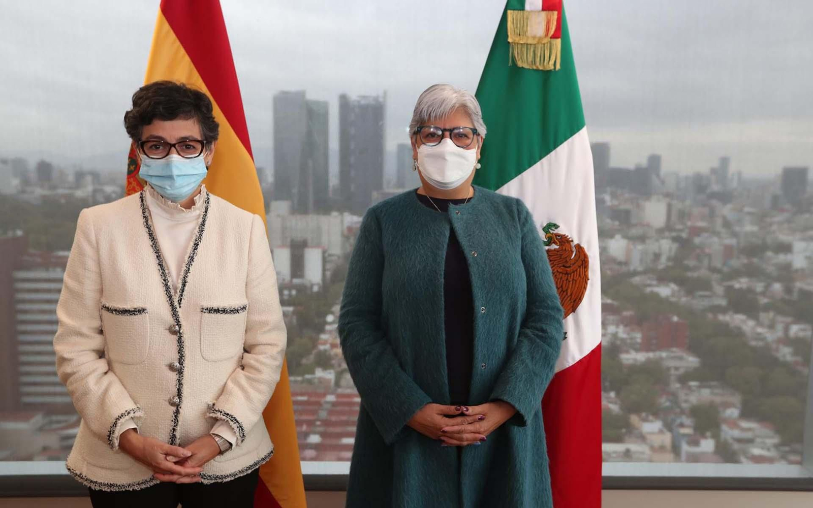 Arancha González Laya en México. Foto EFE