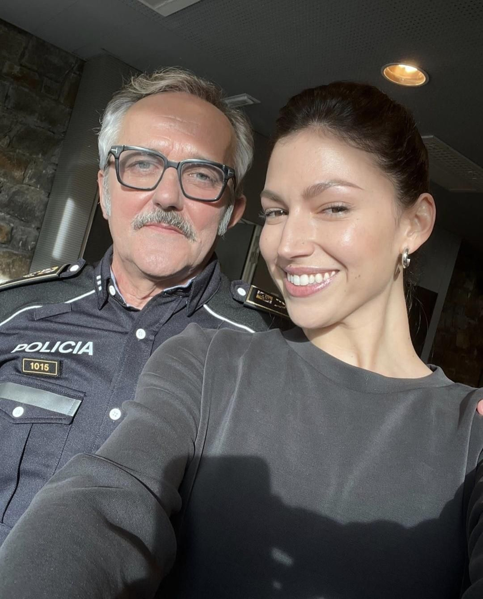 Antonio Durán, Morris, con Úrsula Corberó.