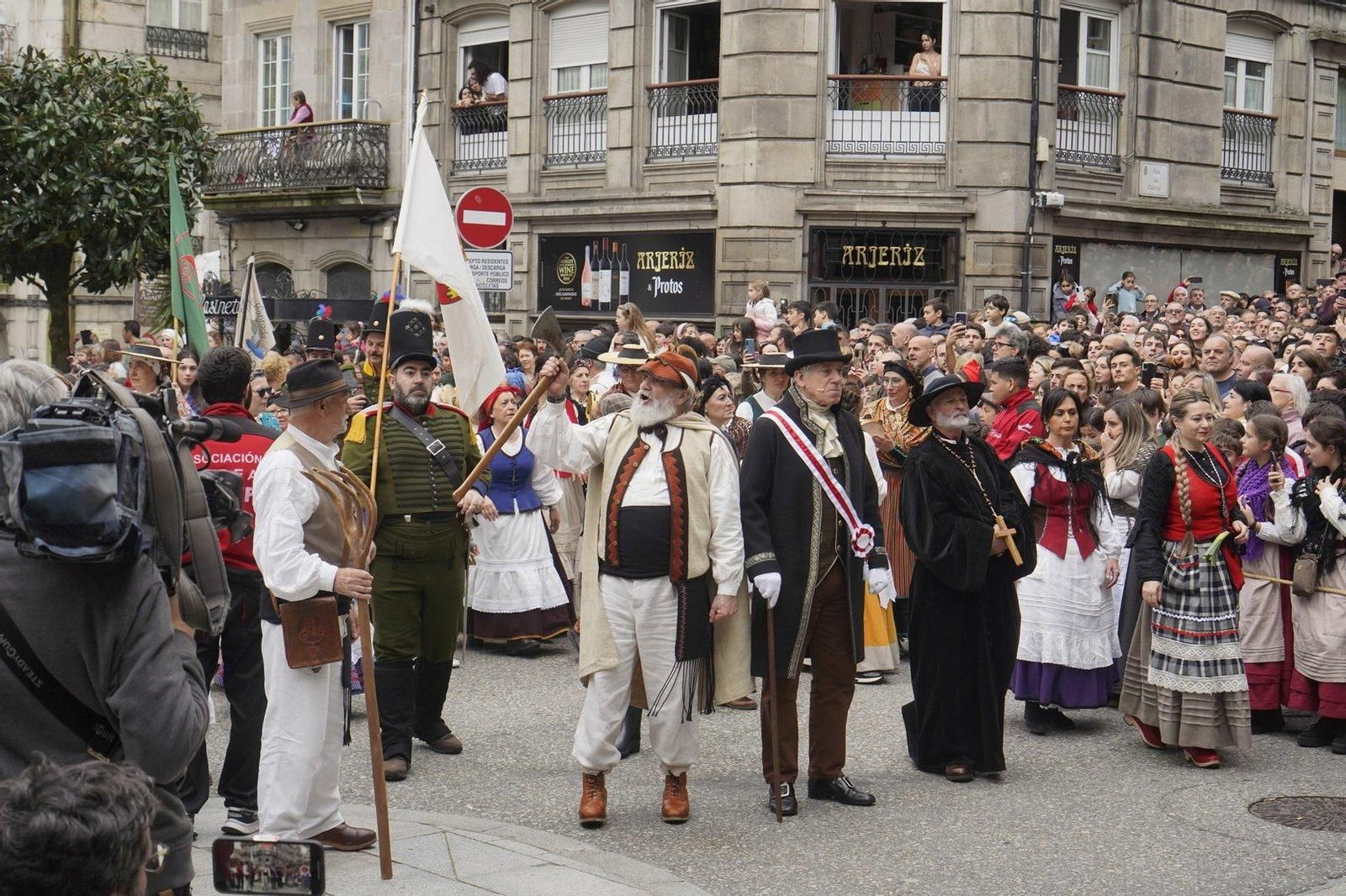 Representación de la Reconquista de Vigo 2024.
