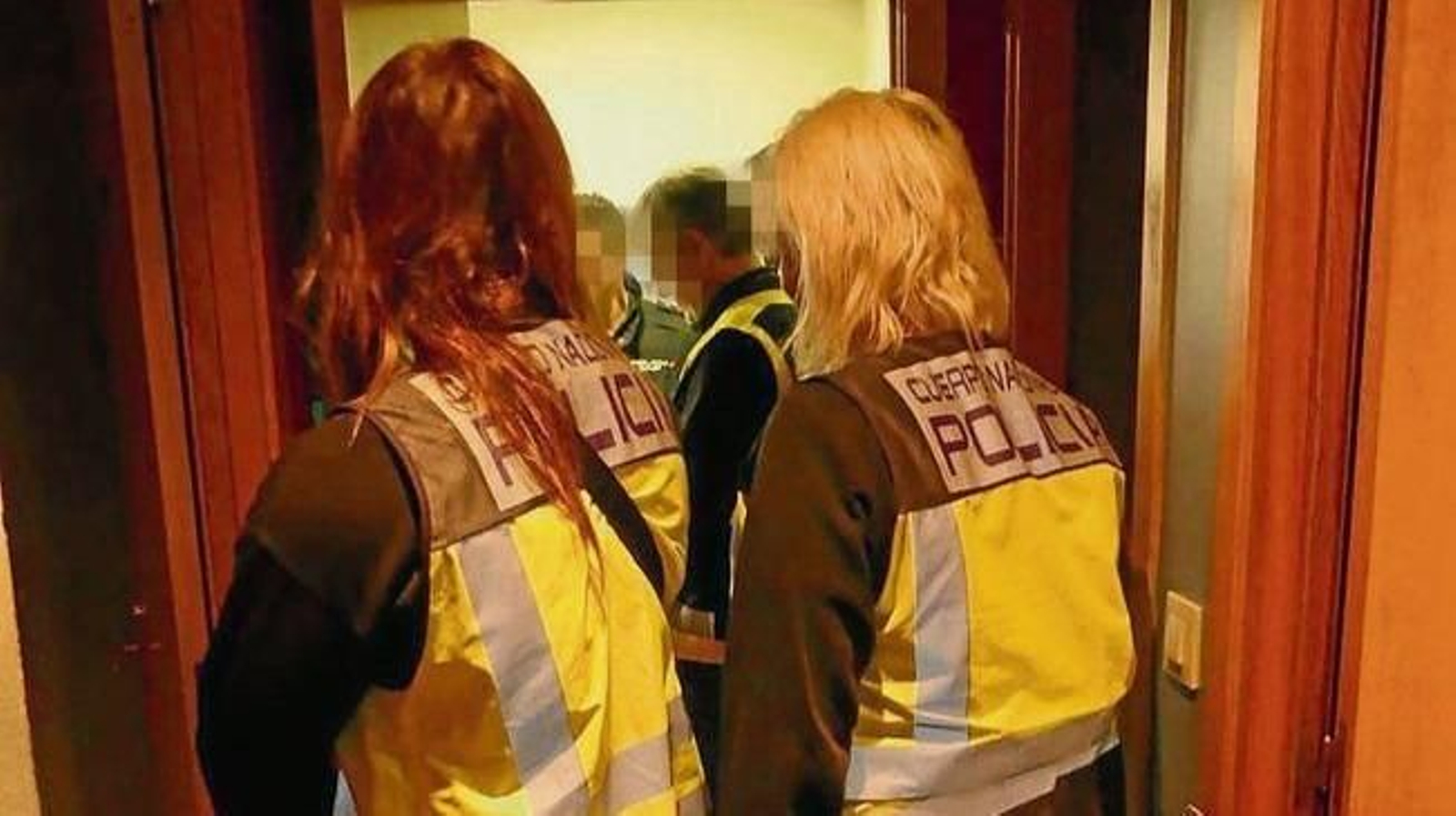 La Ucrif de Vigo, en el registro de un piso usado como prostíbulo.