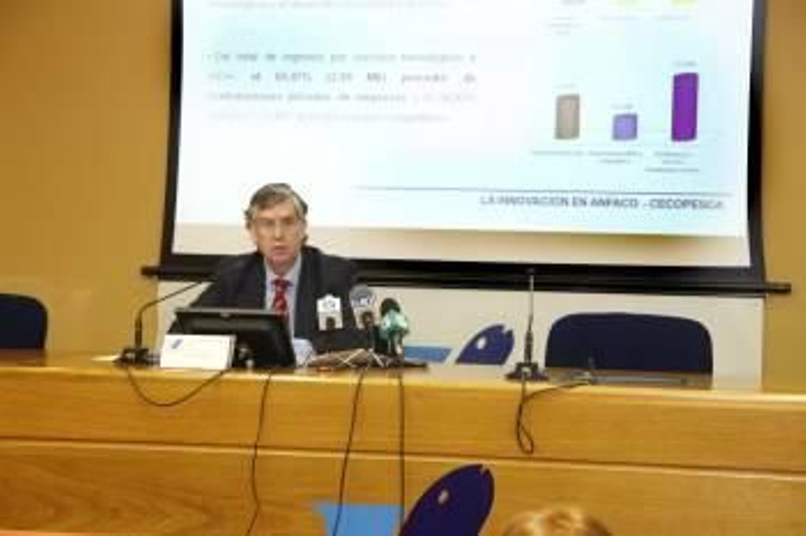 El secretario general de Anfaco-Cecopesca, Vieites, ayer en Vigo.