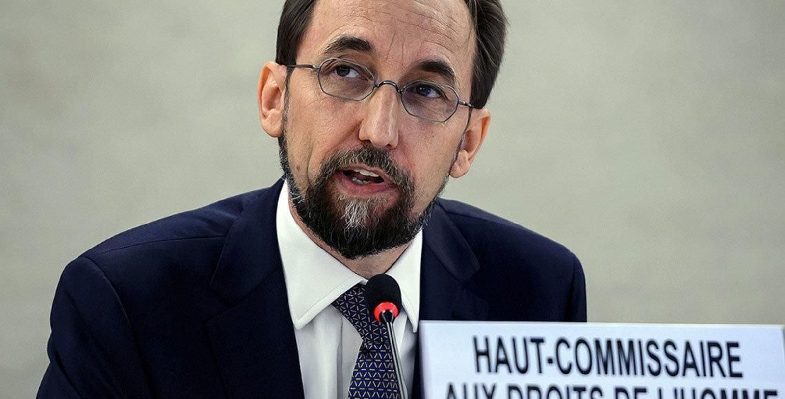 El Alto Comisionado de Derechos Humanos de Naciones Unidas, Zeid Ra'ad Al Husein.