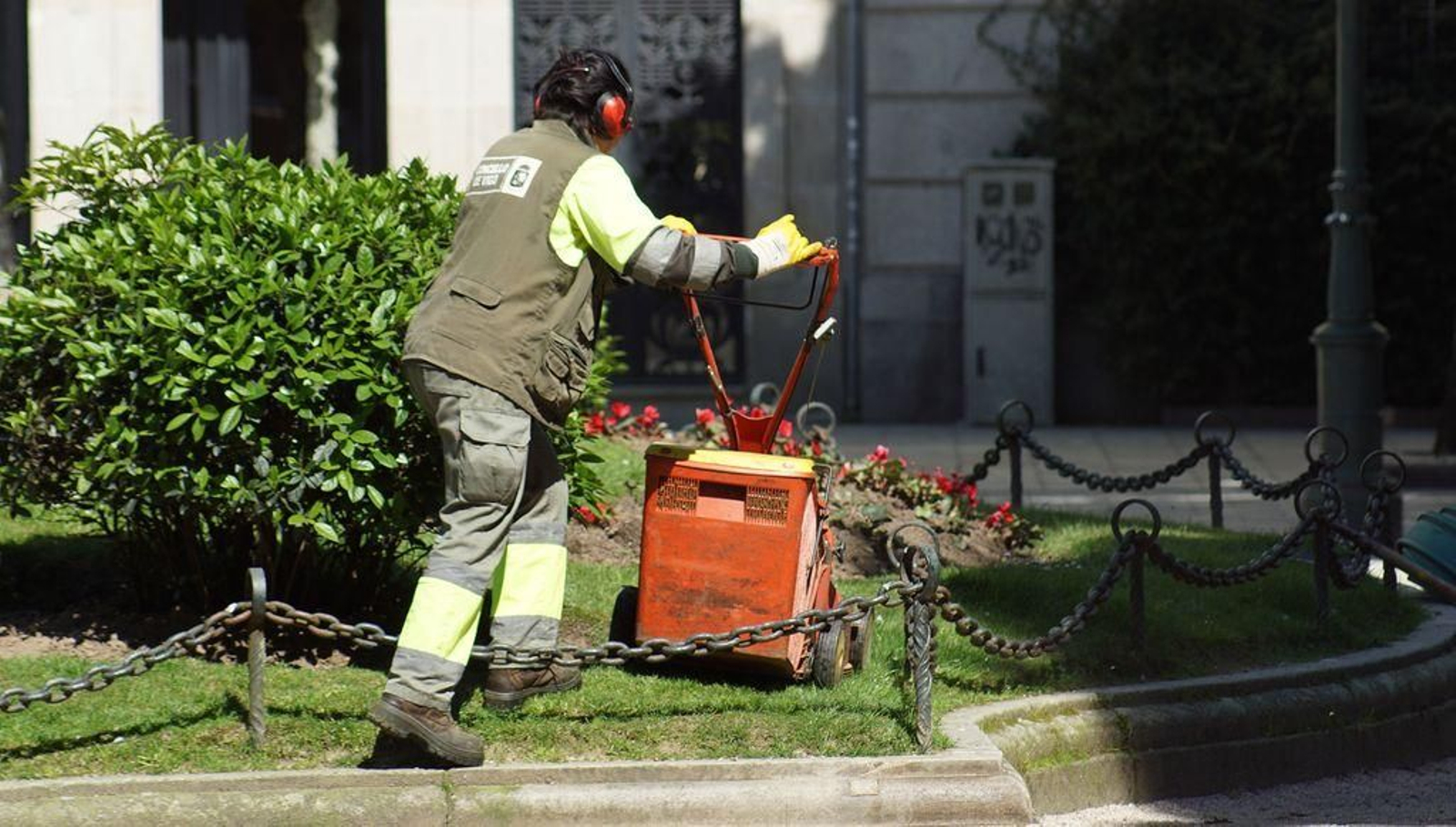 El espacio de jardineras se duplicó en Vigo en los últimos años.
