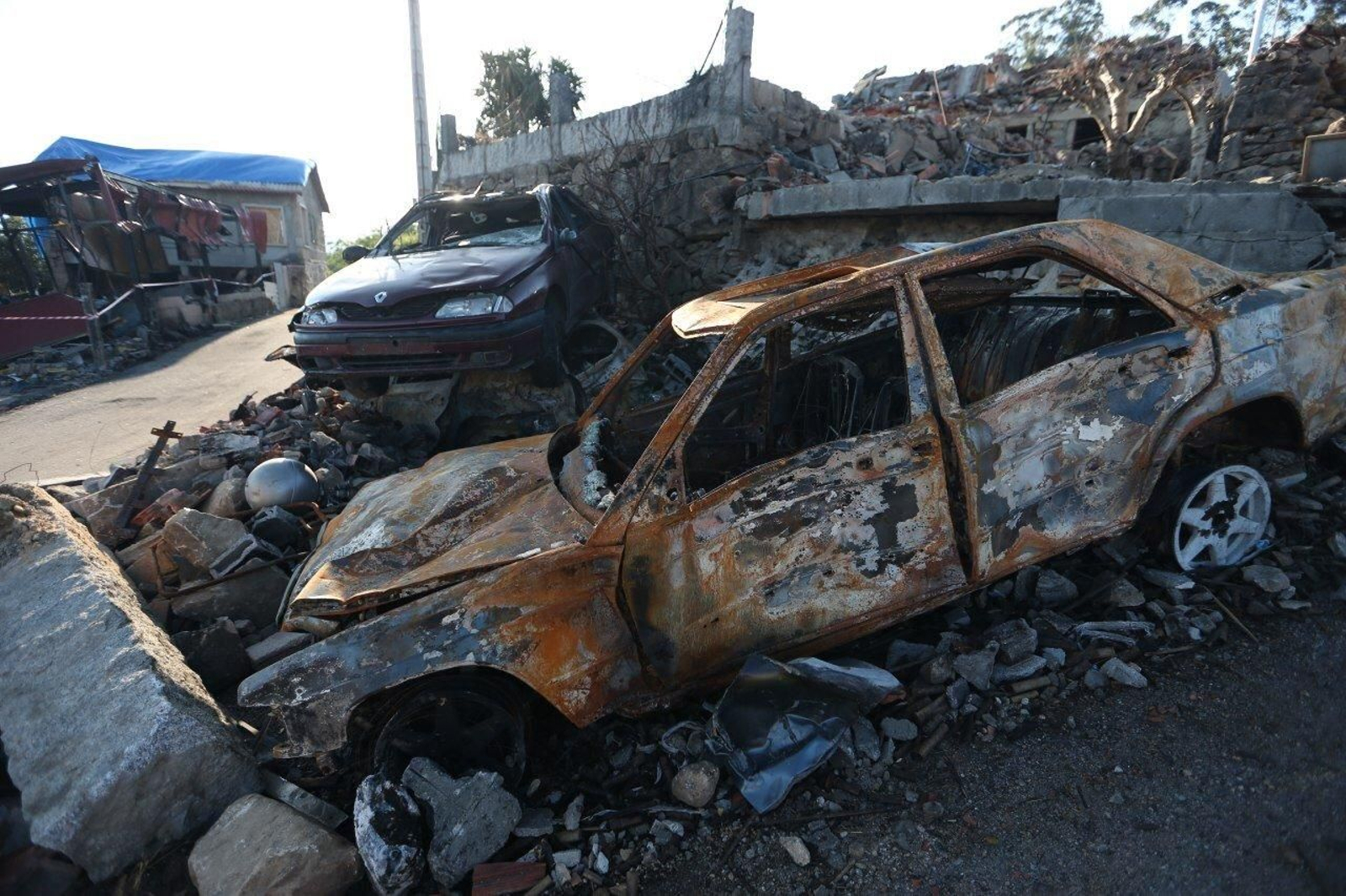 La 'zona cero' de la explosión de Tui  Alberte 10