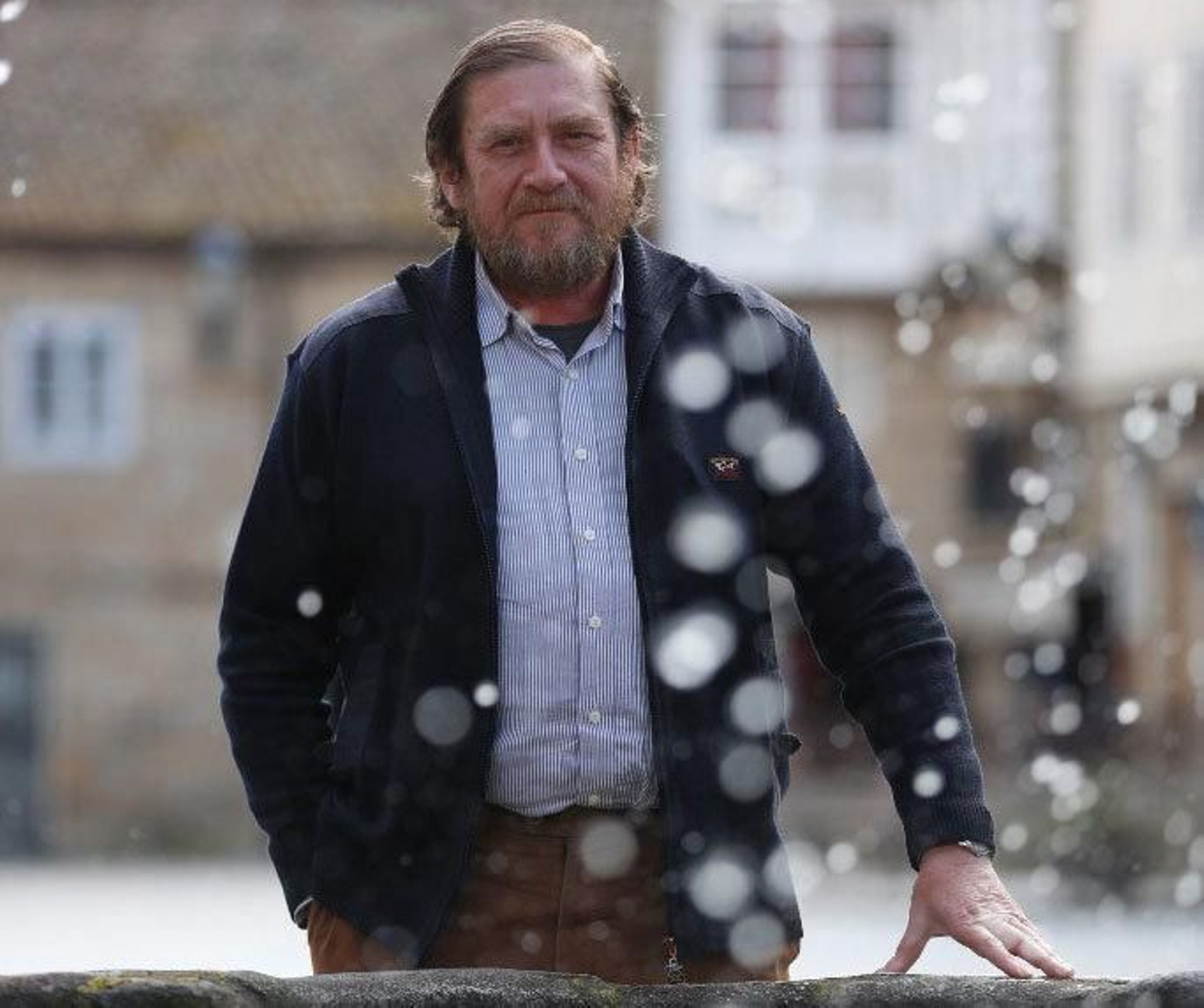 Xosé Benito Reza, en su Celanova natal.