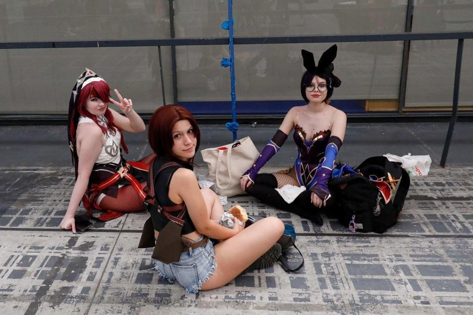 'Cosplayers' en el Ifevi durante el Kokoro Japan Fest 2023.