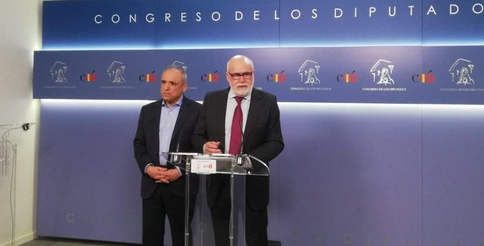 Rafael Simancas y Gregorio Cámara