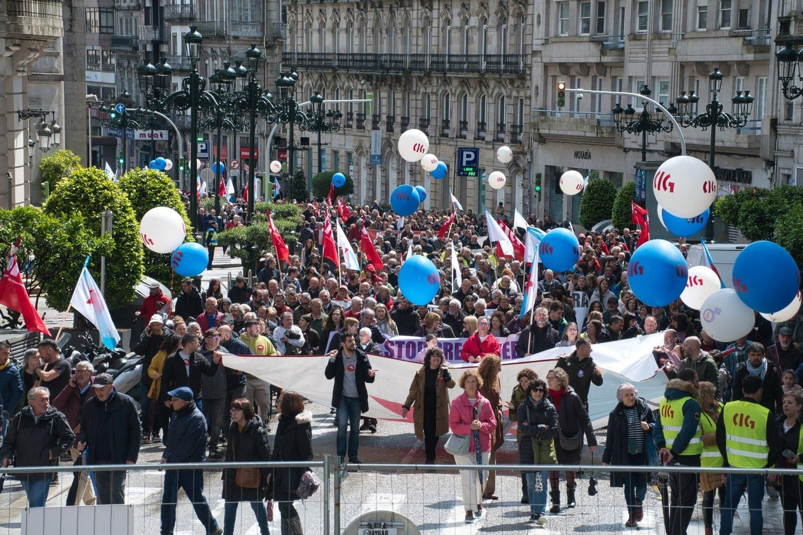 Manifestación de la CIG.