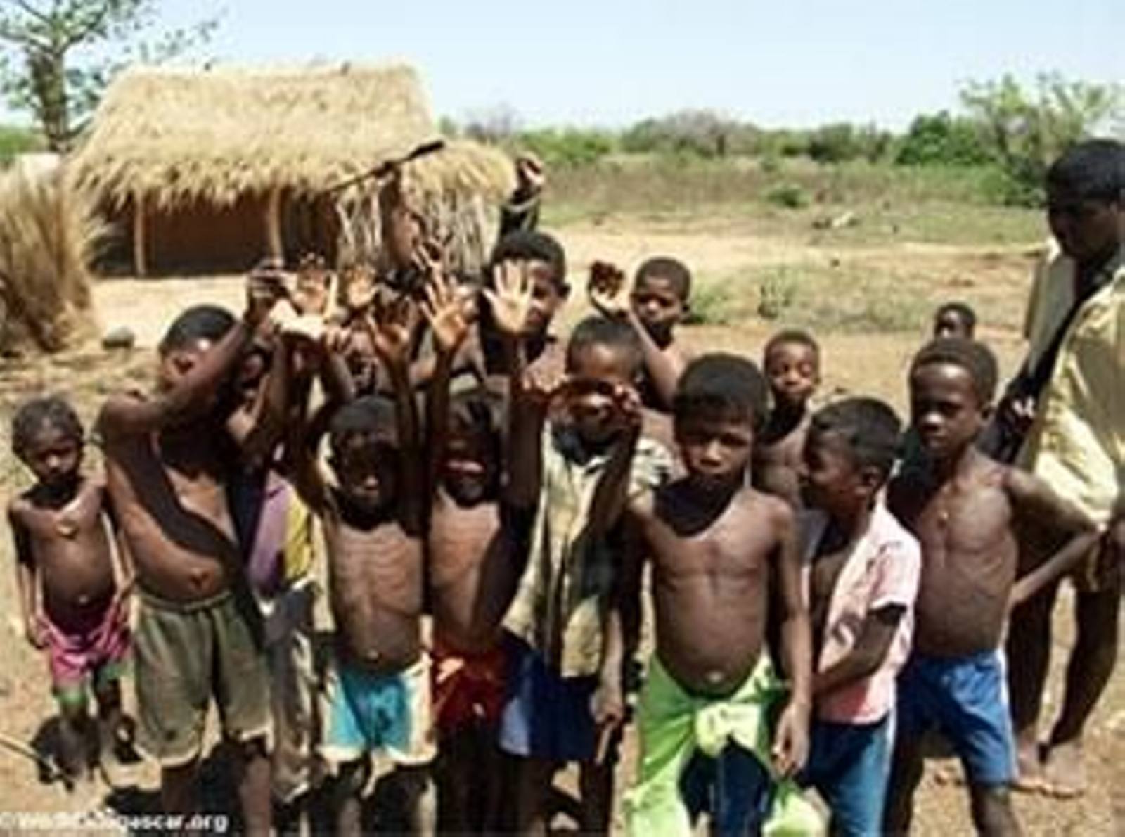 Niños en Madagascar.