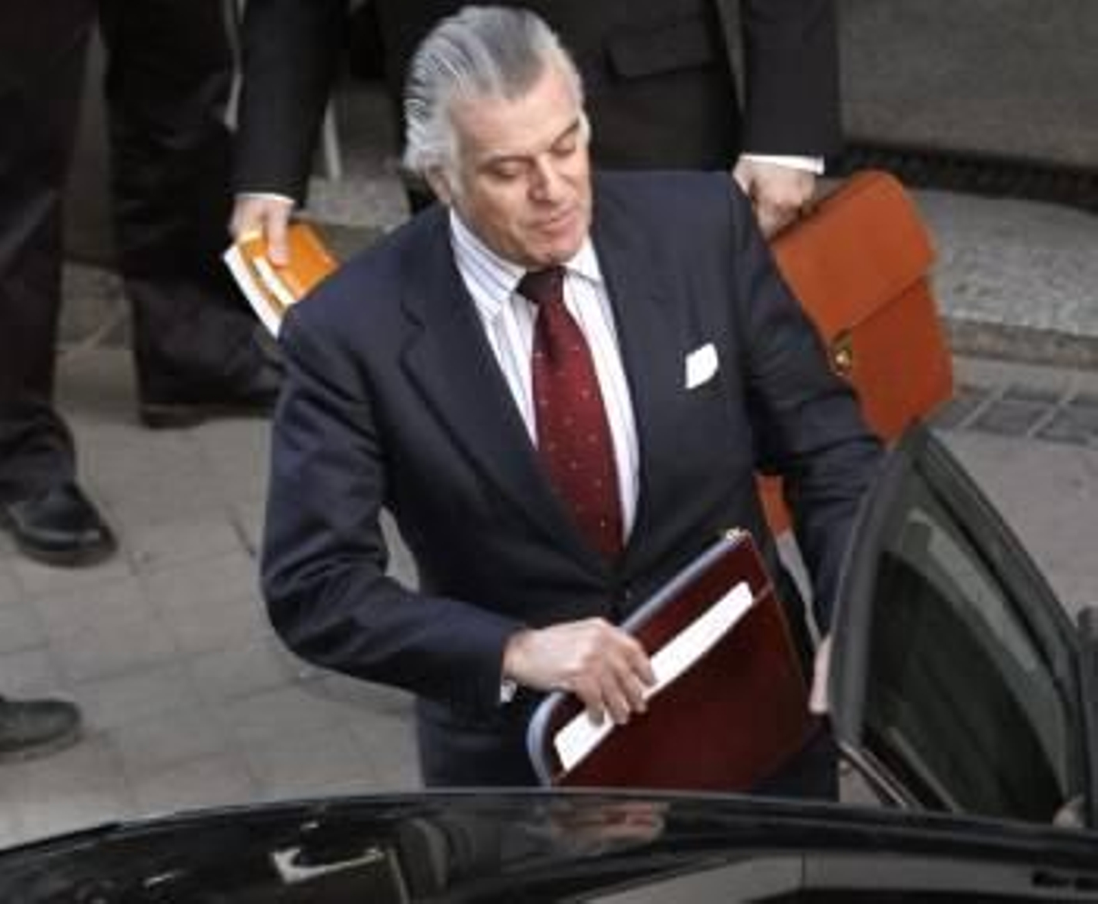 El extesorero del PP, Luis Bárcenas, tras declarar en la Audiencia Nacional el pasado 25 de febrero. (Foto: ARCHIVO)