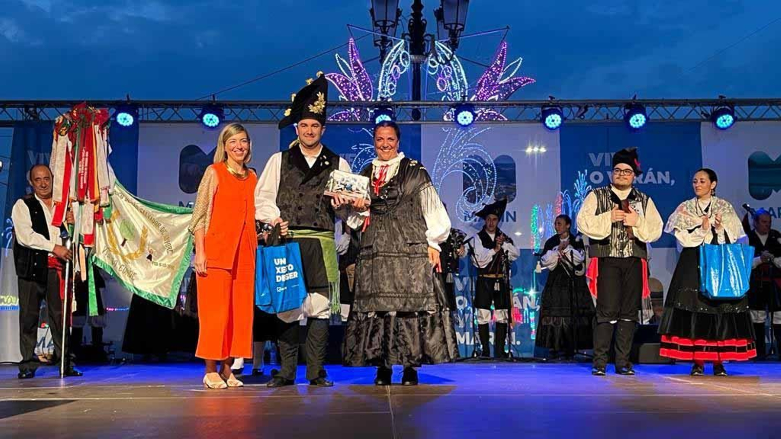 Imagen de la actuación en la villa pontevedresa de Marín