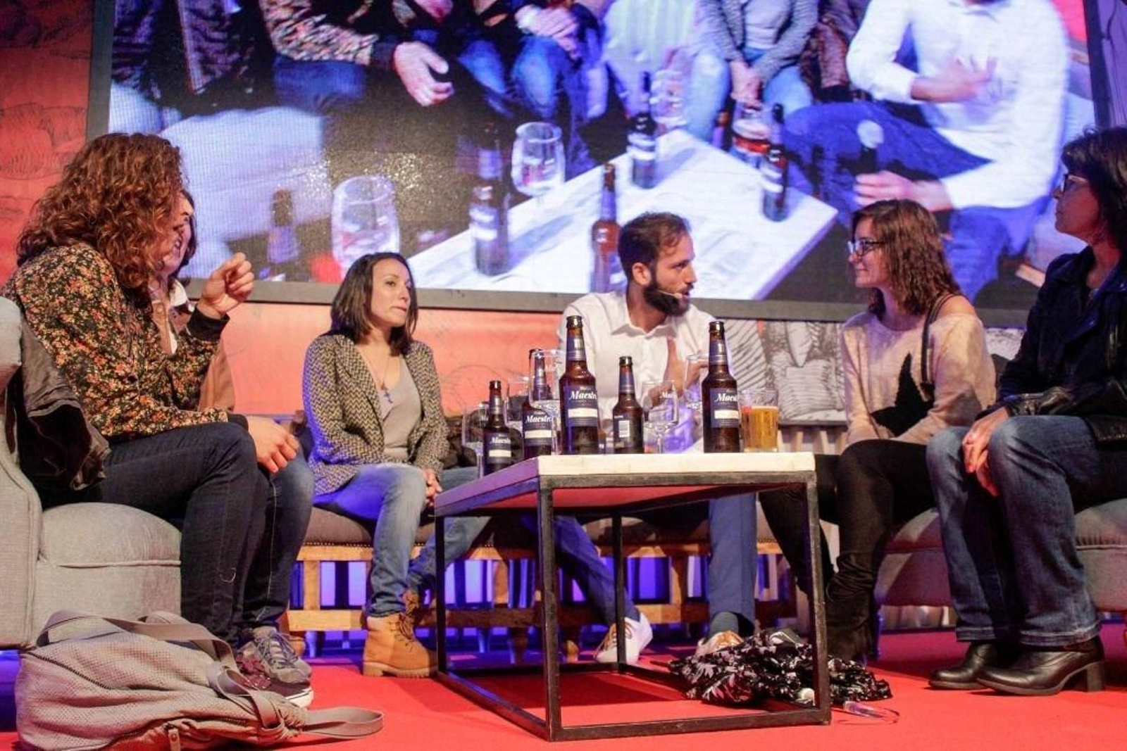 La cata comentada de la nueva cerveza Maestro, ayer en Vigo.