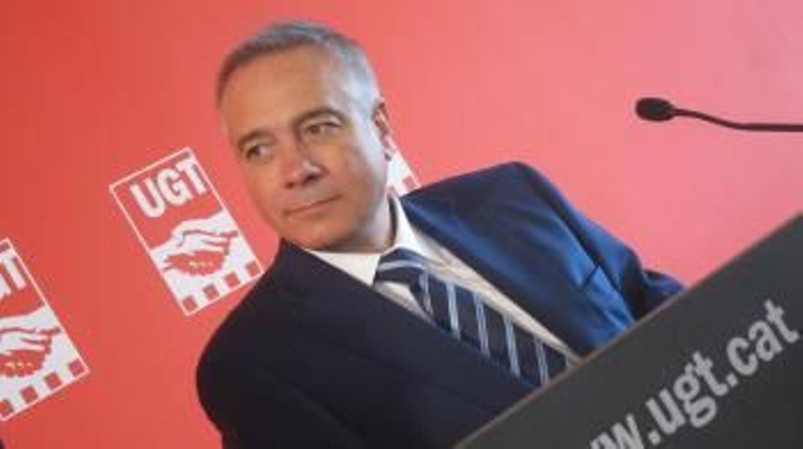 El primer secretario del PSC y candidato a la Generalitat, Pere Navarro