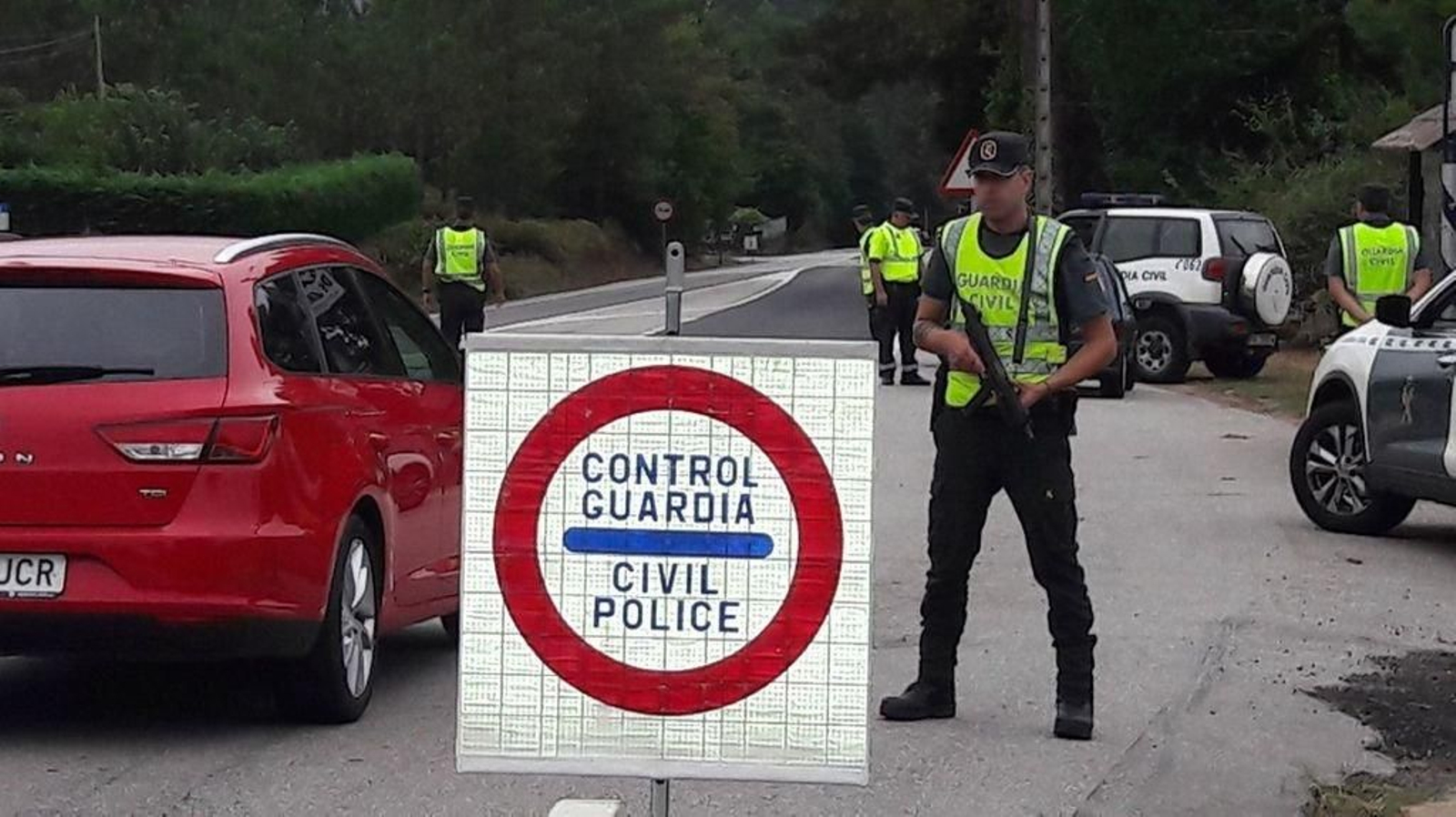 En el operativo participaron efectivos de todos los puestos de la comarca.