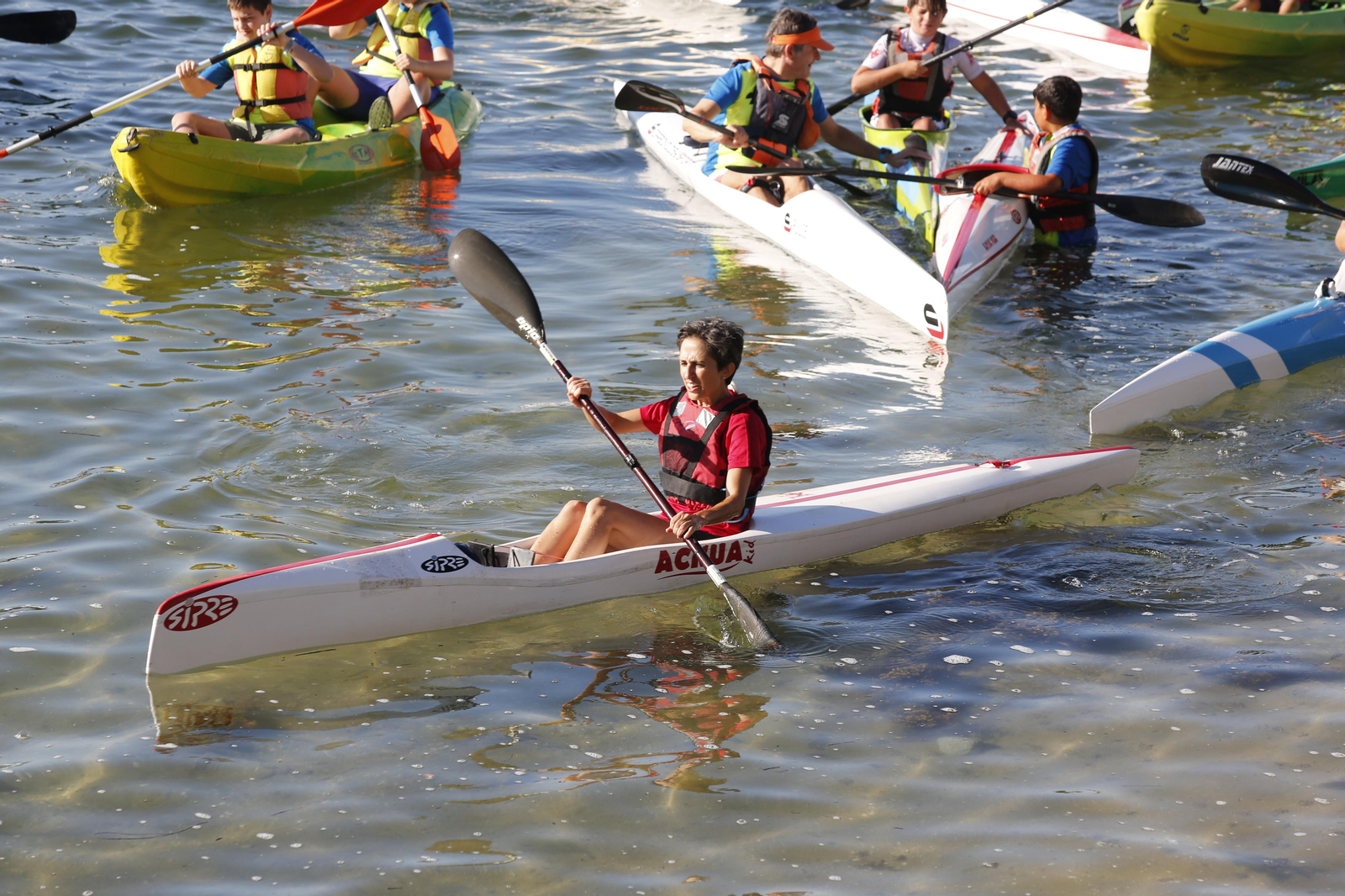 La jornada de entrenamiento especial de la mano de +Deporte Atlántico y el club de piragüismo Kayak Vigo