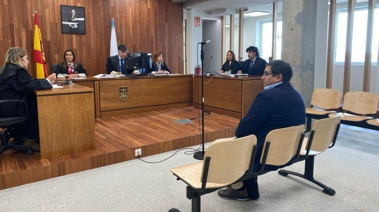 Imagen del acusado, en el anterior juicio en la Audiencia.