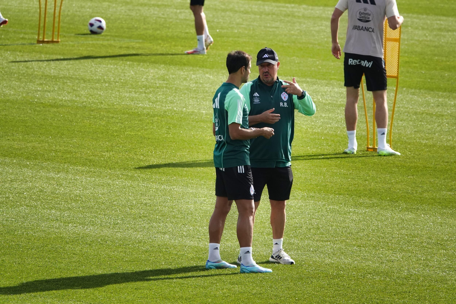 Entrenamiento del Celta en Mos.