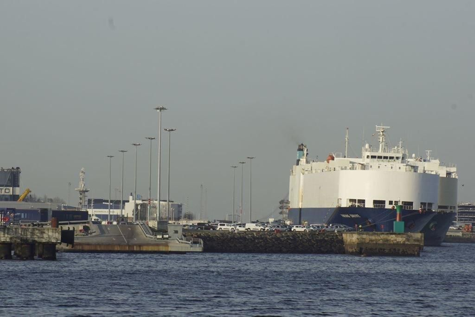 La terminal de Bouzas, de entrada y salida de la autopista del mar con Francia.