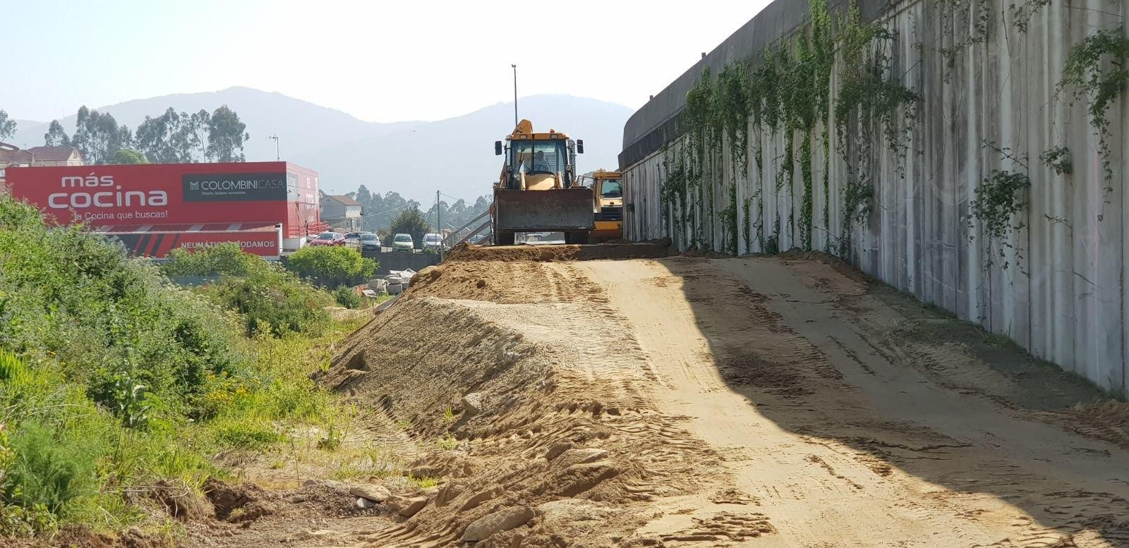 Las obras en la A-55 // JV Landín