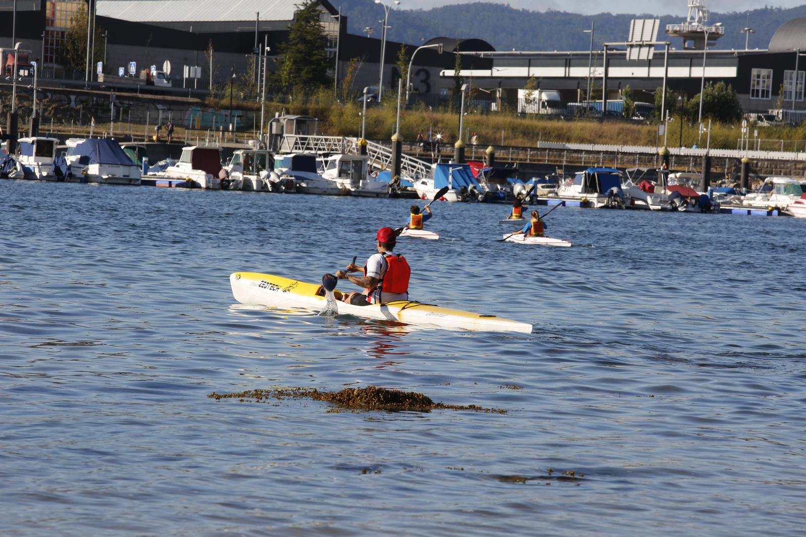 La jornada de entrenamiento especial de la mano de +Deporte Atlántico y el club de piragüismo Kayak Vigo
