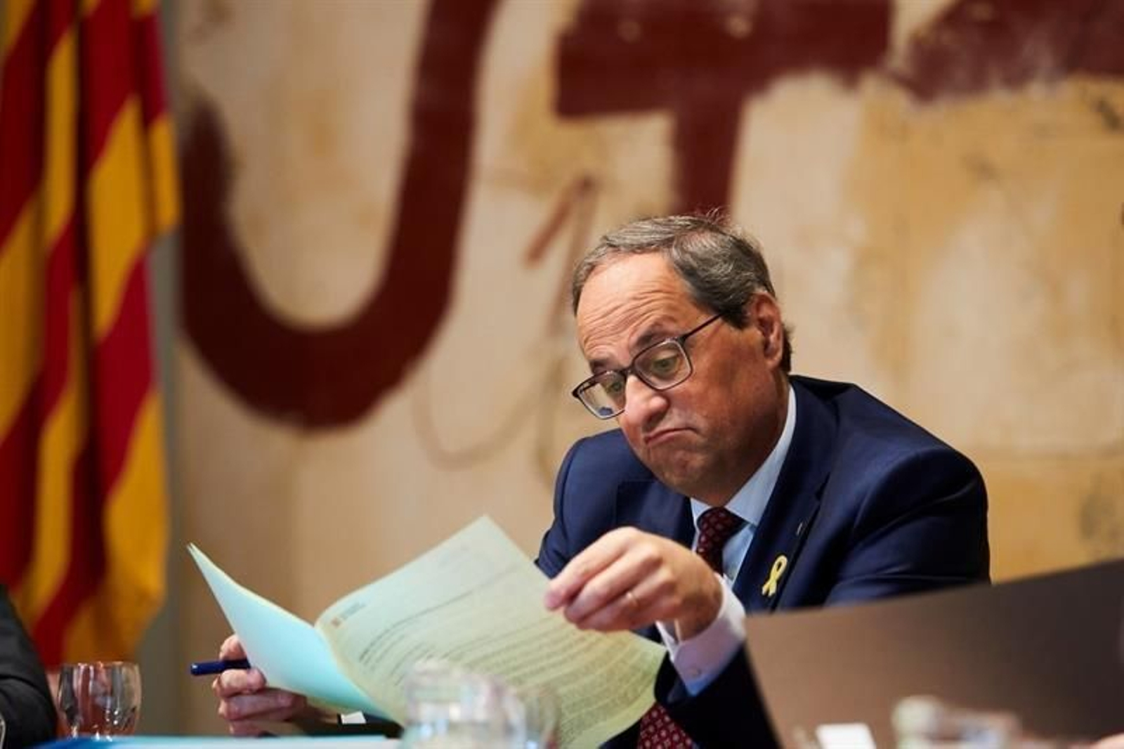 El presidente de la Generalitat, Quim Torra