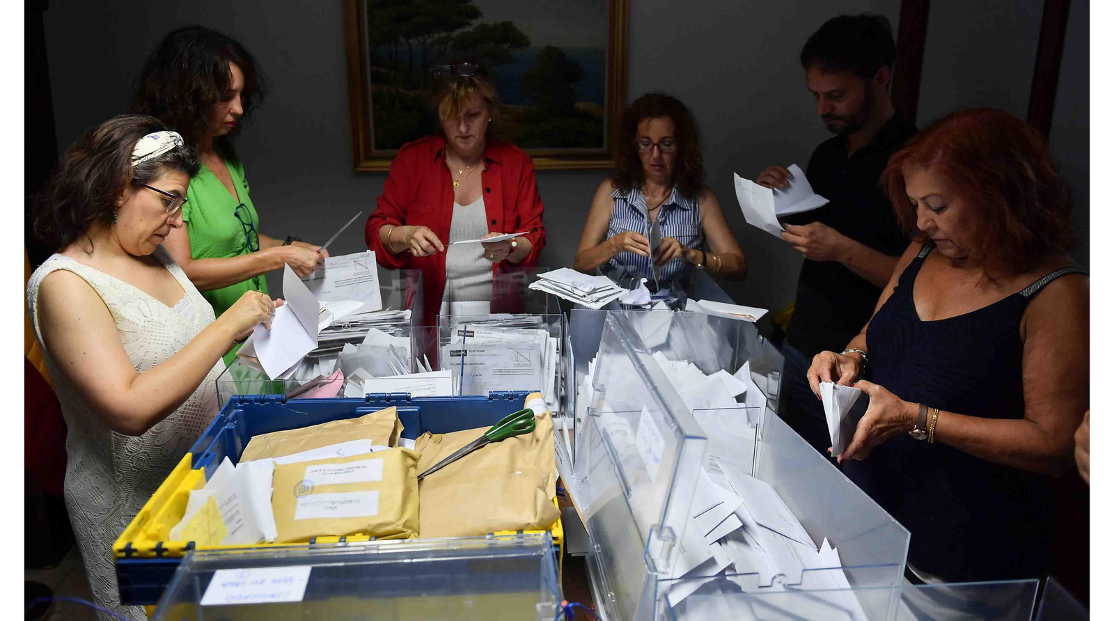 Escrutinio electoral del voto emigrante en Mallorca