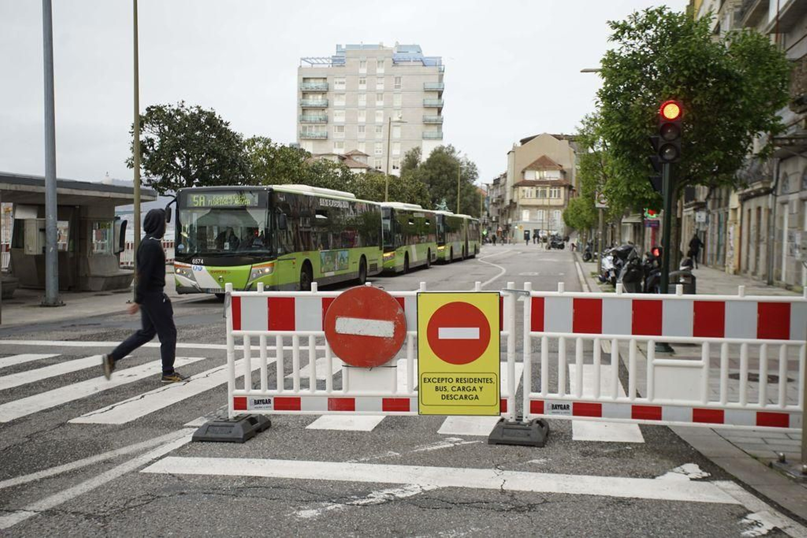 El acceso a la zona de Porta do Sol está restringido desde el pasado mes de enero.