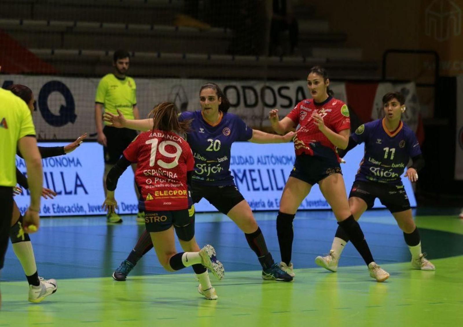 Anthía Espiñeira y Alba Dapena vuelven tras superar sus molestias.