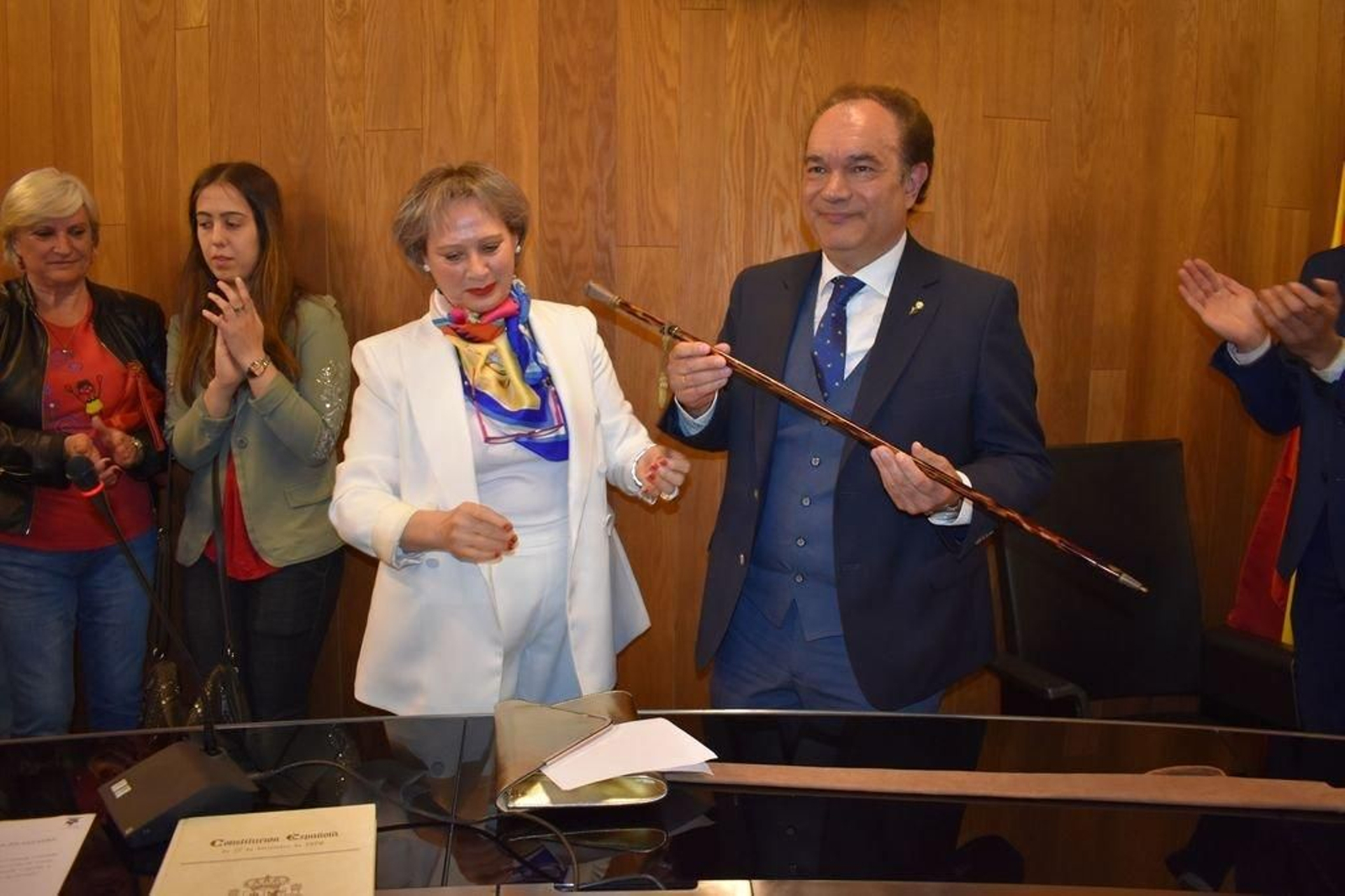 José Crespo, de nuevo con el bastón de mando de Lalín.