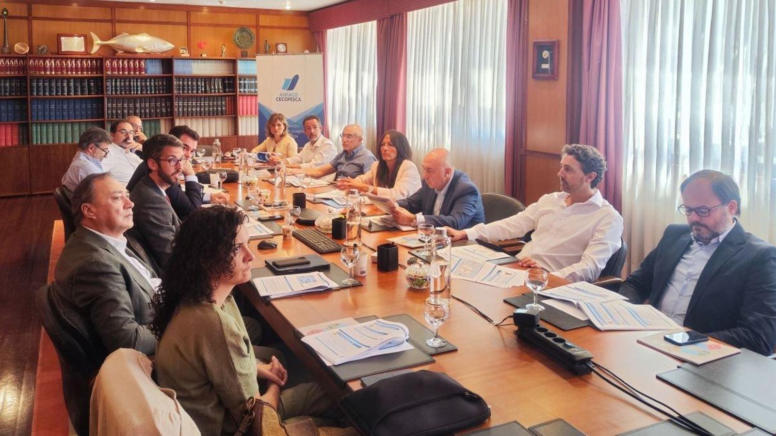 Reunión del consejo rector, órgano de asesoramiento de Anfaco.