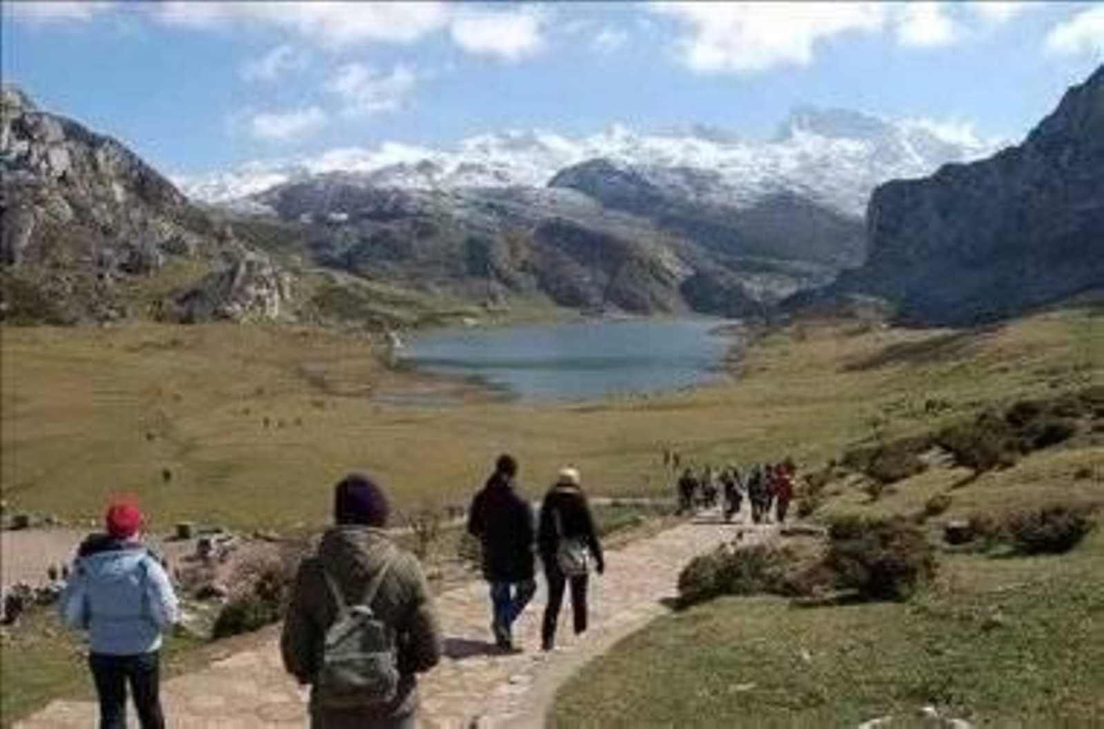En la imagen, los lagos de Covadonga.