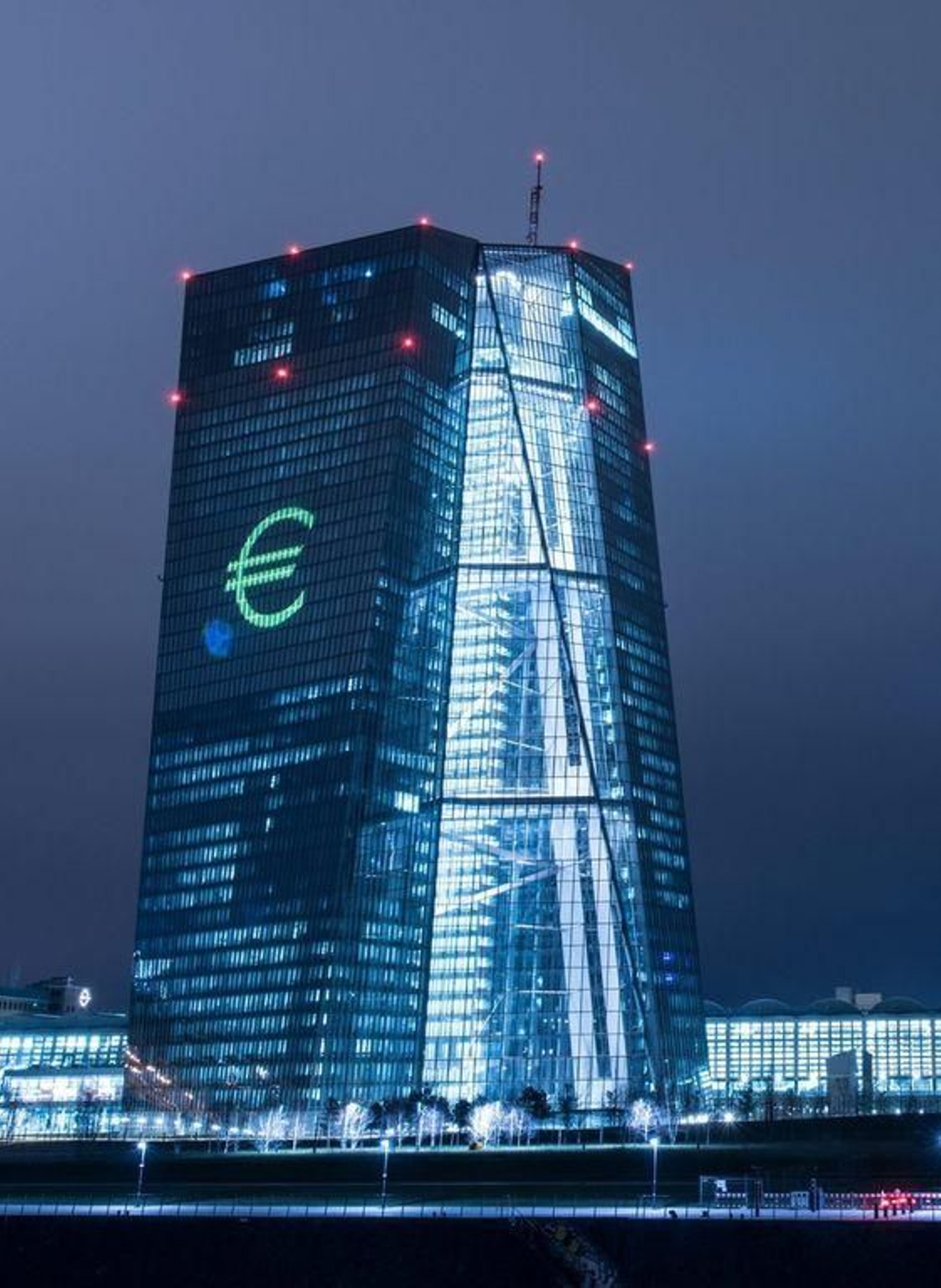Sede del Banco Central Europeo en Fráncfort, Alemania.