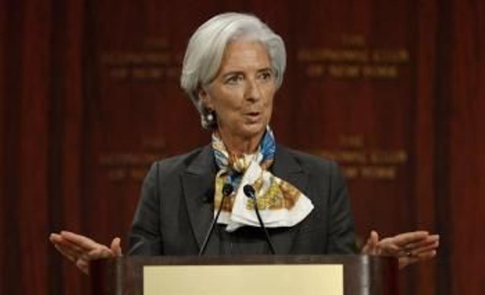 La directora del Fondo Monetario Internacional (FMI), Christine Lagarde