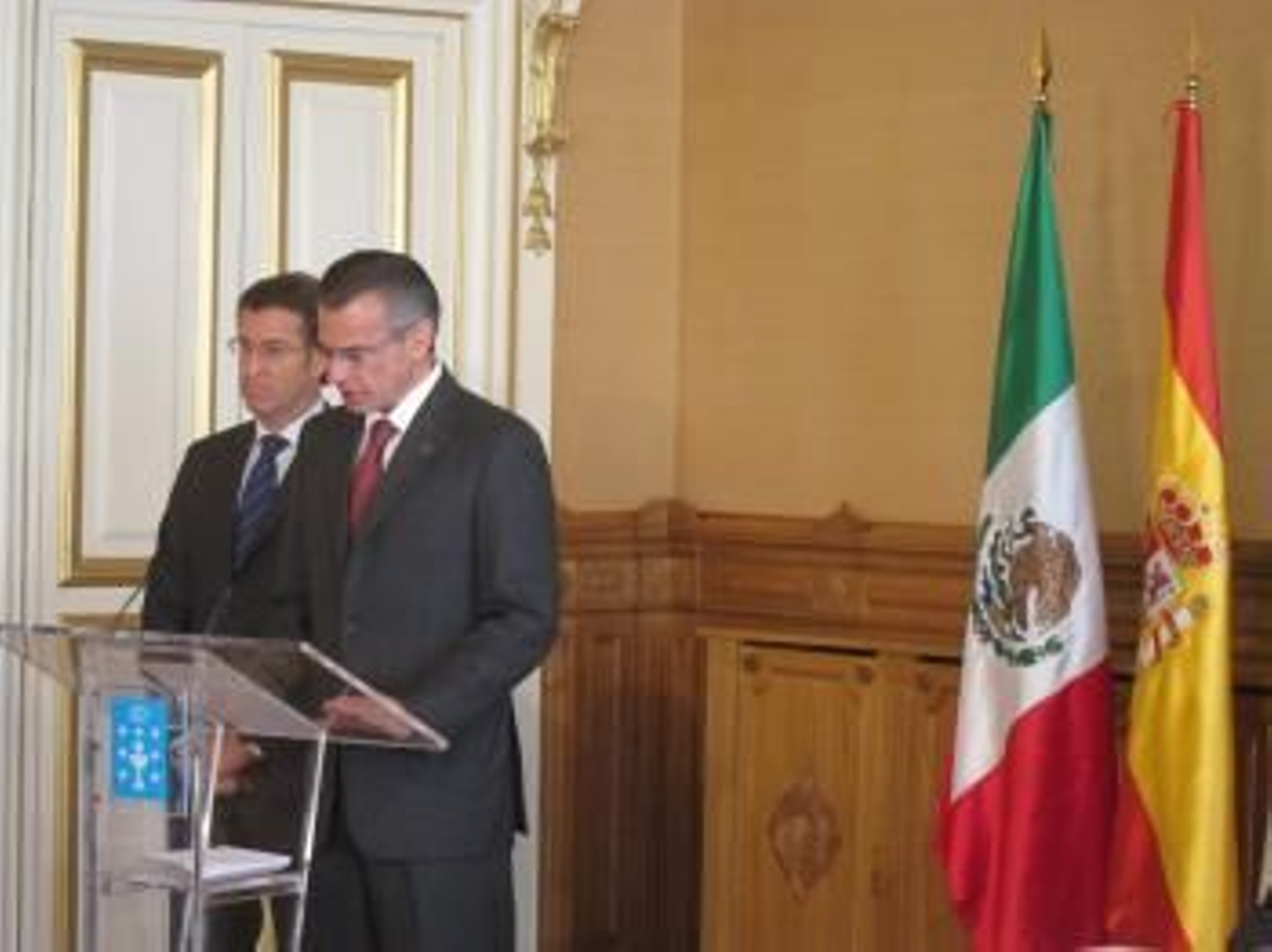 Comparecencia conjunta de Feijóo y el director de Pemex.