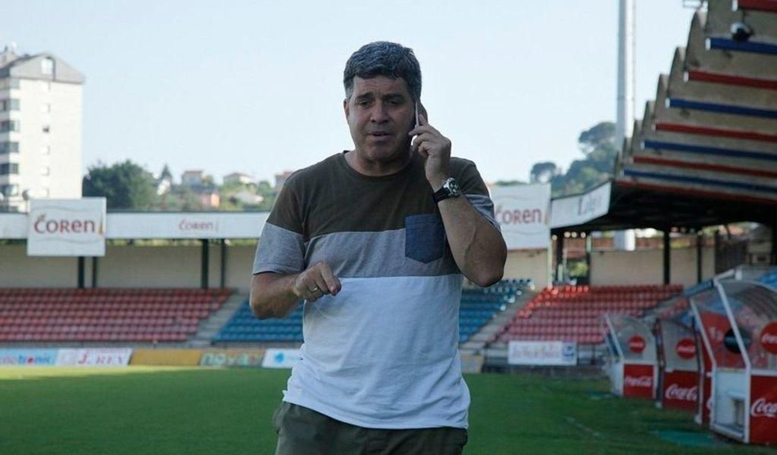 José Ramón Dacosta, presidente de la U.D. Ourense.