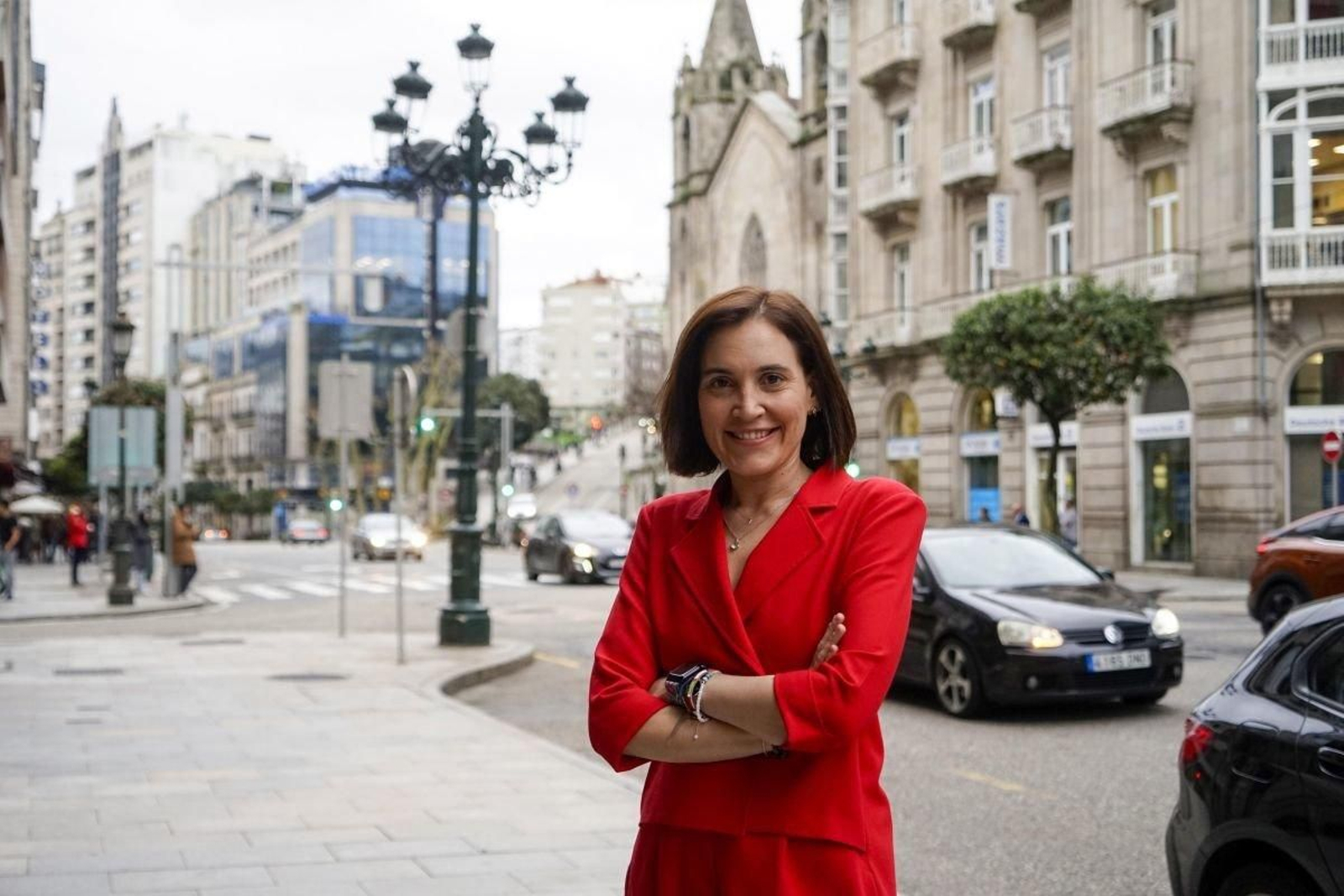 Marián García, en Vigo.